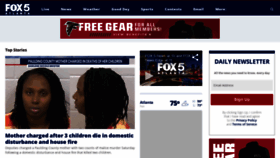 What Fox5atlanta.com website looked like in 2022 (1 year ago)
