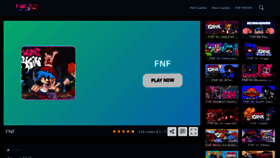 What Fnf2.io website looked like in 2022 (1 year ago)