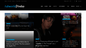 What Fabworldtoday.com website looked like in 2022 (1 year ago)