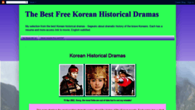 What Freekoreanhistoricaldramas.blogspot.com website looked like in 2022 (1 year ago)