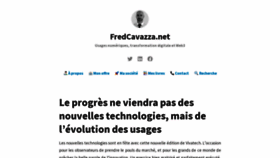 What Fredcavazza.net website looked like in 2022 (1 year ago)