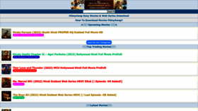 What Filmy4wap.town website looked like in 2022 (1 year ago)