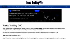 What Forextrading200.com website looked like in 2022 (1 year ago)