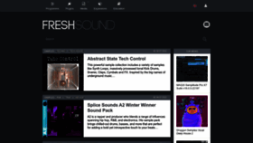 What Freshsound.ru website looked like in 2022 (1 year ago)