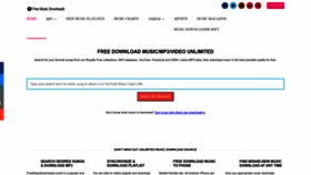 What Freemusicdownloads.world website looked like in 2022 (2 years ago)