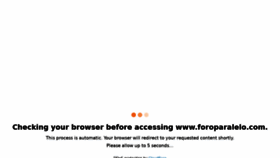 What Foroparalelo.com website looked like in 2022 (1 year ago)