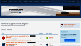 What Formuler-support.tv website looked like in 2022 (1 year ago)