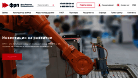 What Frprf.ru website looked like in 2022 (4 years ago)
