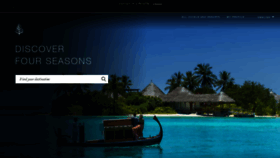 What Fourseasons.com website looked like in 2022 (1 year ago)
