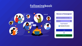 What Followingbook.com website looked like in 2022 (1 year ago)