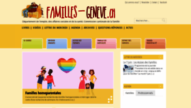 What Familles-geneve.ch website looked like in 2022 (1 year ago)
