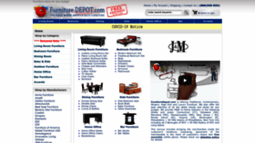 What Furnituredepot.com website looked like in 2022 (1 year ago)
