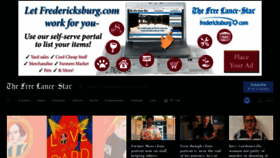 What Fredericksburg.com website looked like in 2022 (1 year ago)