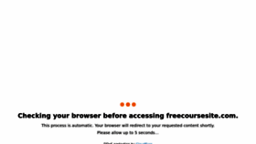 What Freecoursesite.com website looked like in 2022 (1 year ago)