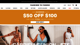 What Fashiontofigure.com website looked like in 2022 (1 year ago)