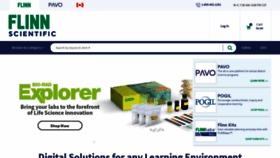What Flinnsci.com website looked like in 2022 (2 years ago)