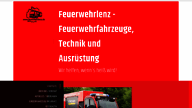 What Feuerwehrlenz.de website looked like in 2022 (1 year ago)