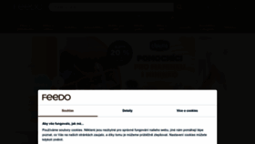 What Feedo.cz website looked like in 2022 (1 year ago)