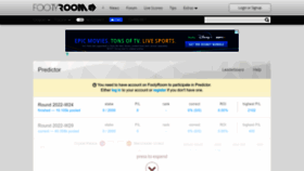 What Footyroom.com website looked like in 2022 (1 year ago)