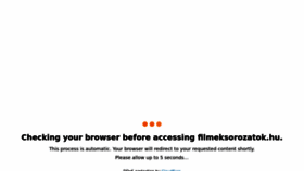 What Filmeksorozatok.hu website looked like in 2022 (1 year ago)