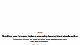 What Freemp3downloads.online website looked like in 2022 (1 year ago)