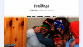 What Fotodings.at website looked like in 2022 (1 year ago)
