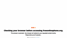 What Freeonlinephone.org website looked like in 2022 (1 year ago)