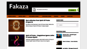 What Fakazagospel.com website looked like in 2022 (1 year ago)