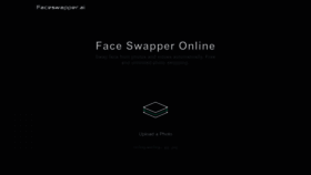 What Faceswapper.ai website looked like in 2022 (1 year ago)