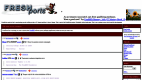 What Freshports.org website looked like in 2022 (4 years ago)