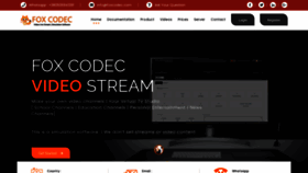 What Foxcodec.com website looked like in 2022 (1 year ago)