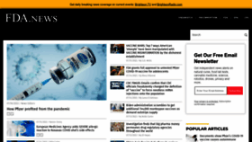 What Fda.news website looked like in 2022 (1 year ago)