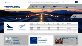 What Flughafen-graz.at website looked like in 2022 (1 year ago)