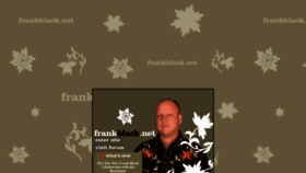 What Frankblack.net website looked like in 2022 (1 year ago)