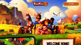 What Farmville.com website looked like in 2022 (1 year ago)