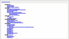 What Ffshrine.org website looked like in 2022 (3 years ago)