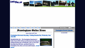 What Framingham.com website looked like in 2022 (1 year ago)