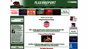 What Flashreport.org website looked like in 2022 (1 year ago)