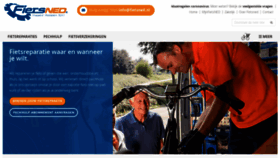 What Fietsnet.nl website looked like in 2022 (1 year ago)
