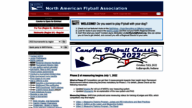 What Flyball.org website looked like in 2022 (1 year ago)