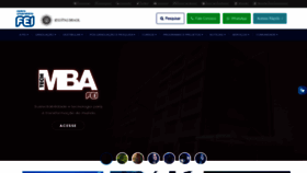 What Fei.edu.br website looked like in 2022 (3 years ago)