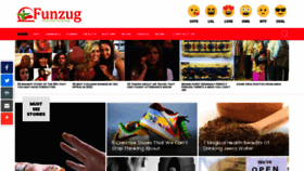 What Funzug.com website looked like in 2022 (1 year ago)