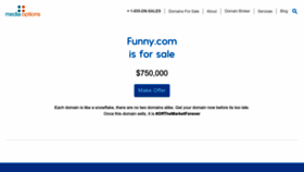 What Funny.com website looked like in 2022 (1 year ago)