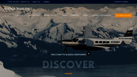 What Flyalaskaseaplanes.com website looked like in 2022 (1 year ago)