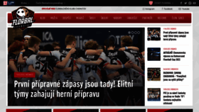 What Florbalchomutov.cz website looked like in 2022 (1 year ago)