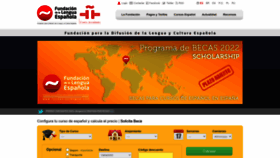 What Fundacionlengua.com website looked like in 2022 (1 year ago)