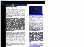 What Fipa.org website looked like in 2022 (2 years ago)