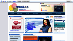 What Fertilab.net website looked like in 2022 (1 year ago)