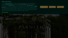 What Farmleigh.ie website looked like in 2022 (2 years ago)