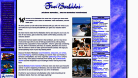 What Funbarbados.com website looked like in 2022 (1 year ago)